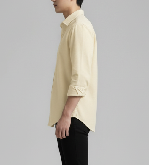 The Essential Cream Button-Down Shirt