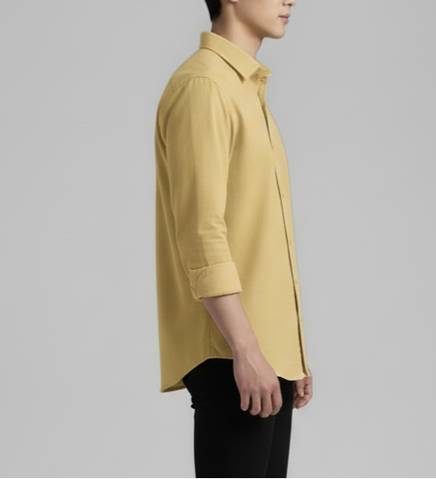 The Heritage Mustard Yellow Button-Down Shirt