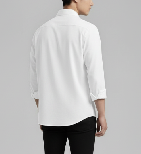 The Essential Crisp White Button-Down Shirt