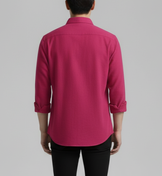 Premium Solid Cotton Shirt – Comfort Stretch (PK)