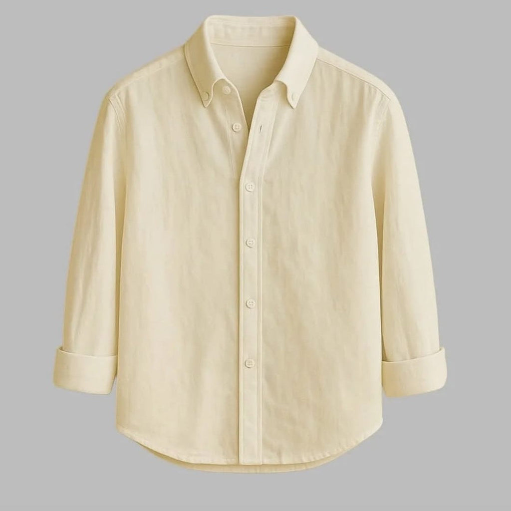 The Essential Cream Button-Down Shirt